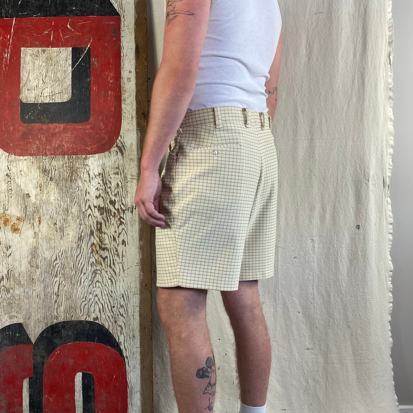 70's Grid Shorts