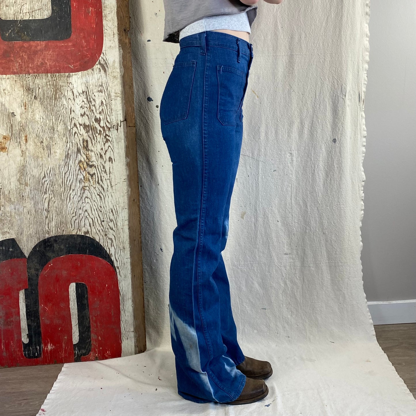 Sun Faded Sailor Flares