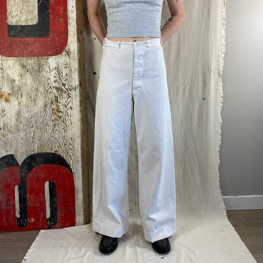 White Sailor Flares
