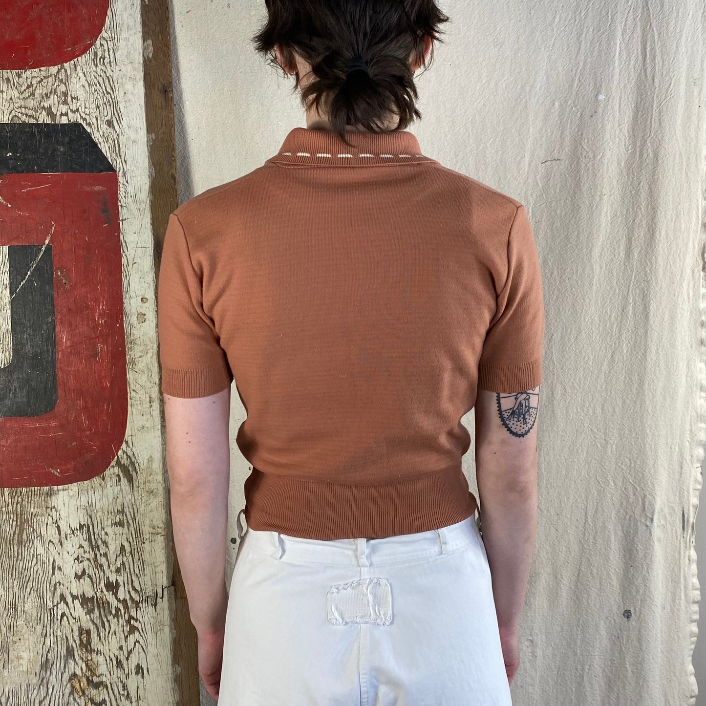 70's Collared Top