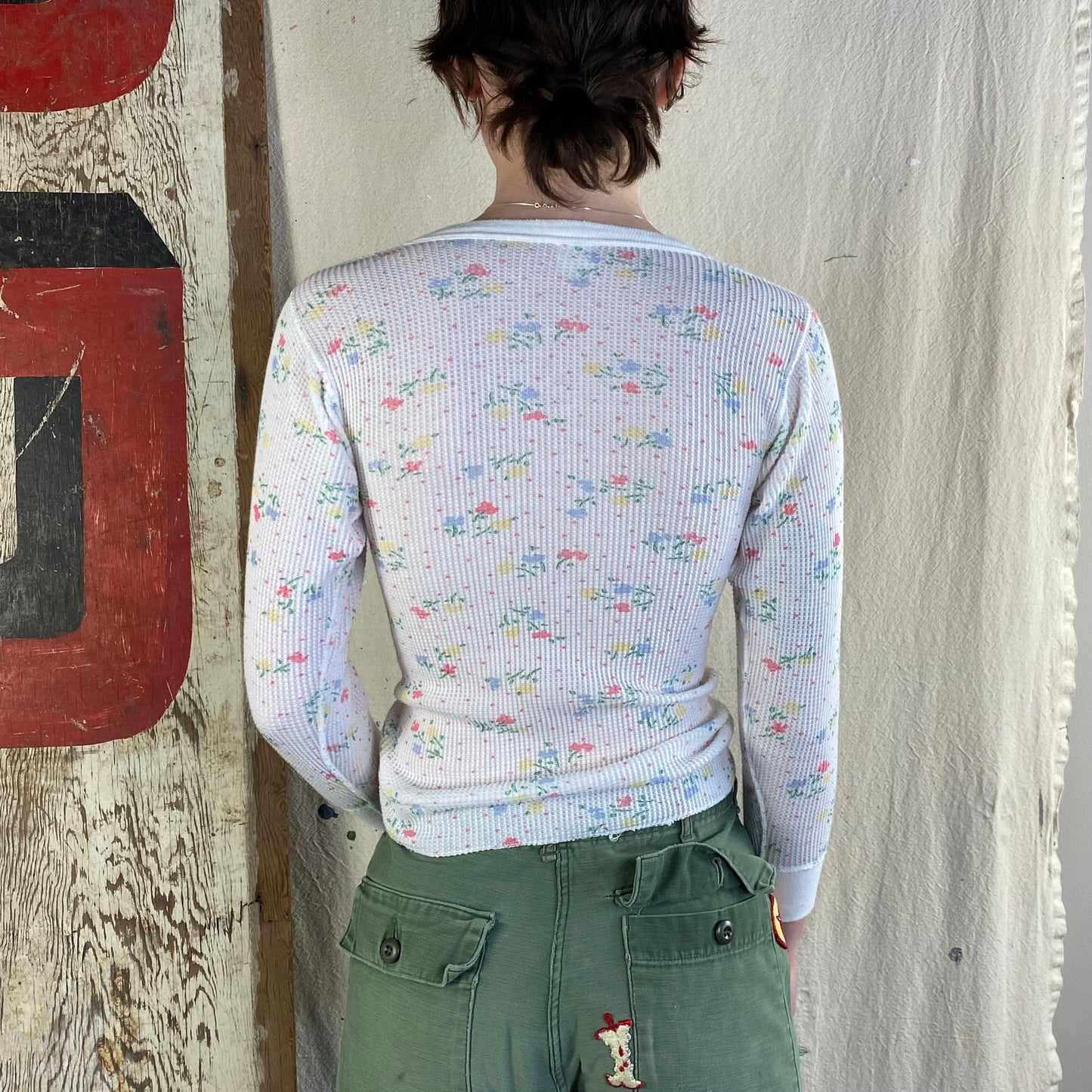 70's Floral Thermal