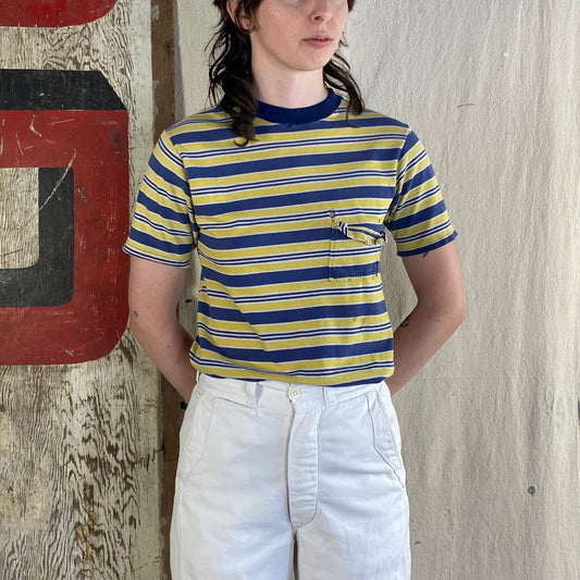 70's K-Mart Striped Pocket Tee
