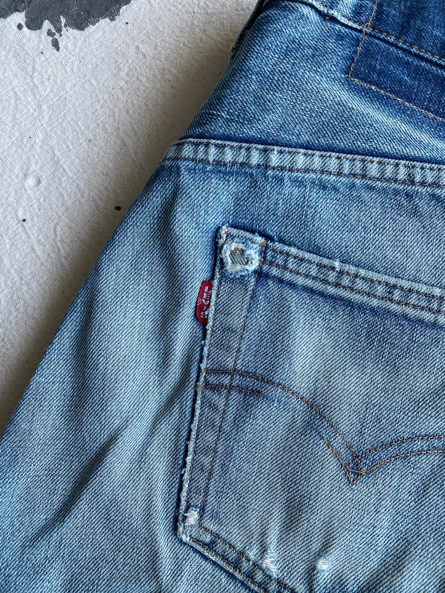 90's Repro Big E Selvedge Denim