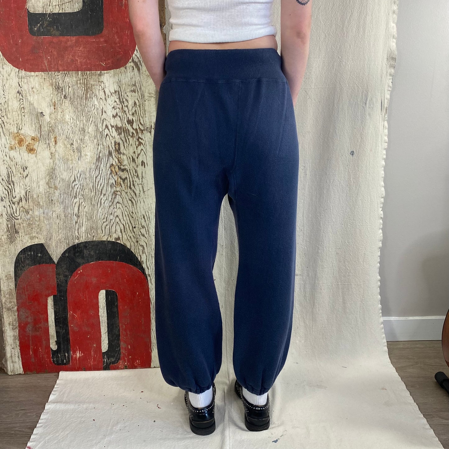 60's Navy Sweatpants