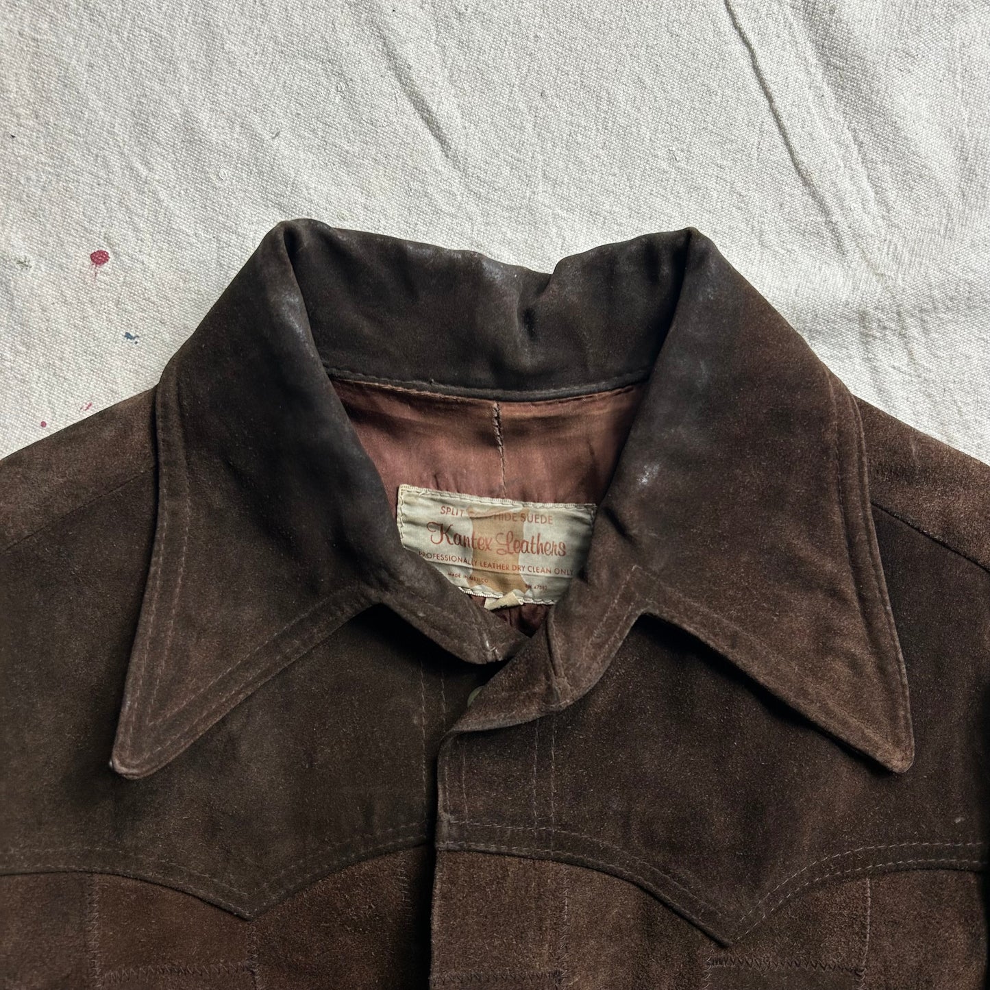 70's Leather Patchwork Jacket