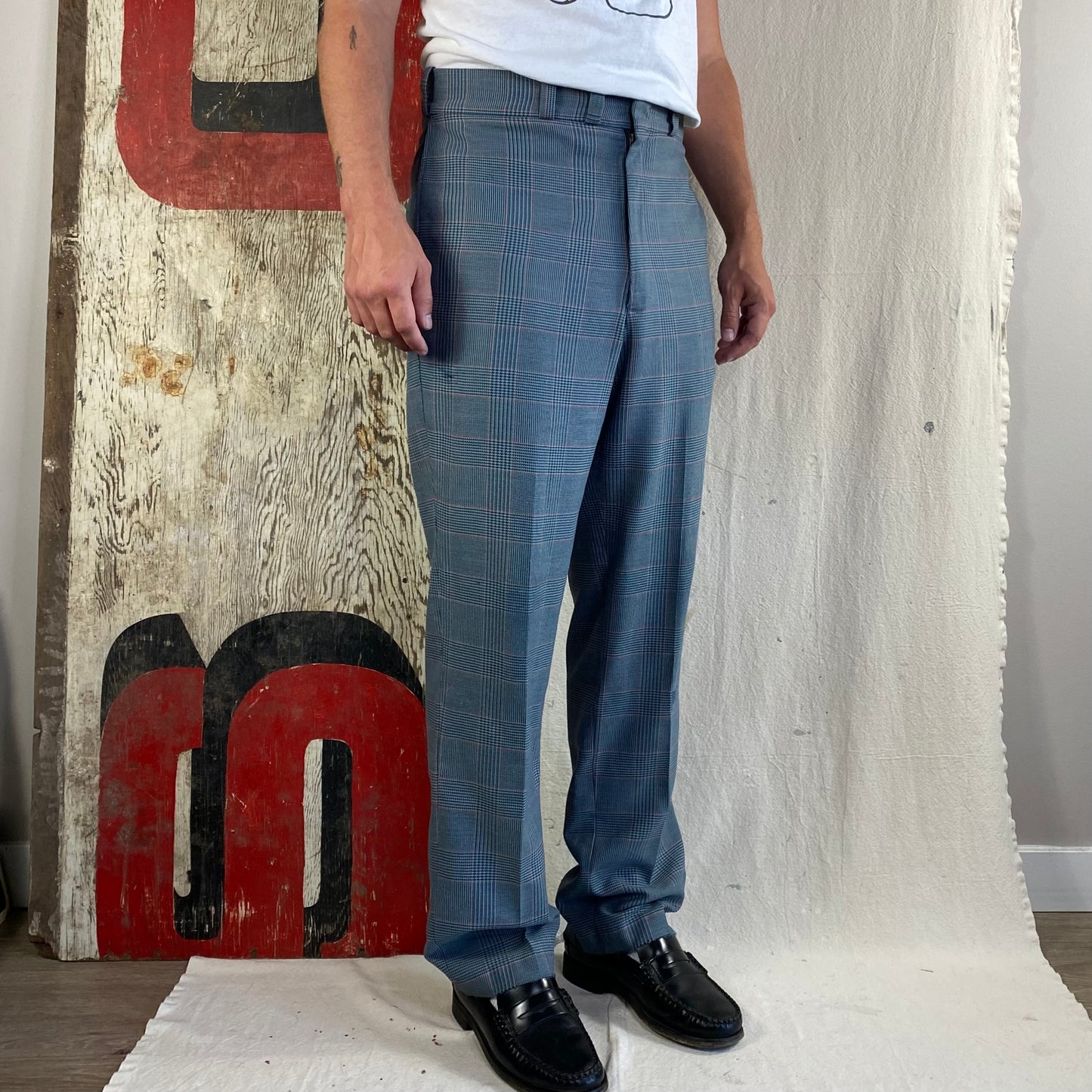 60's Plaid Big Mac Pants
