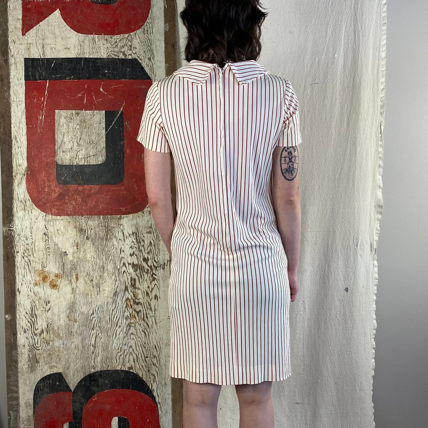 50's Pinstripe Dress