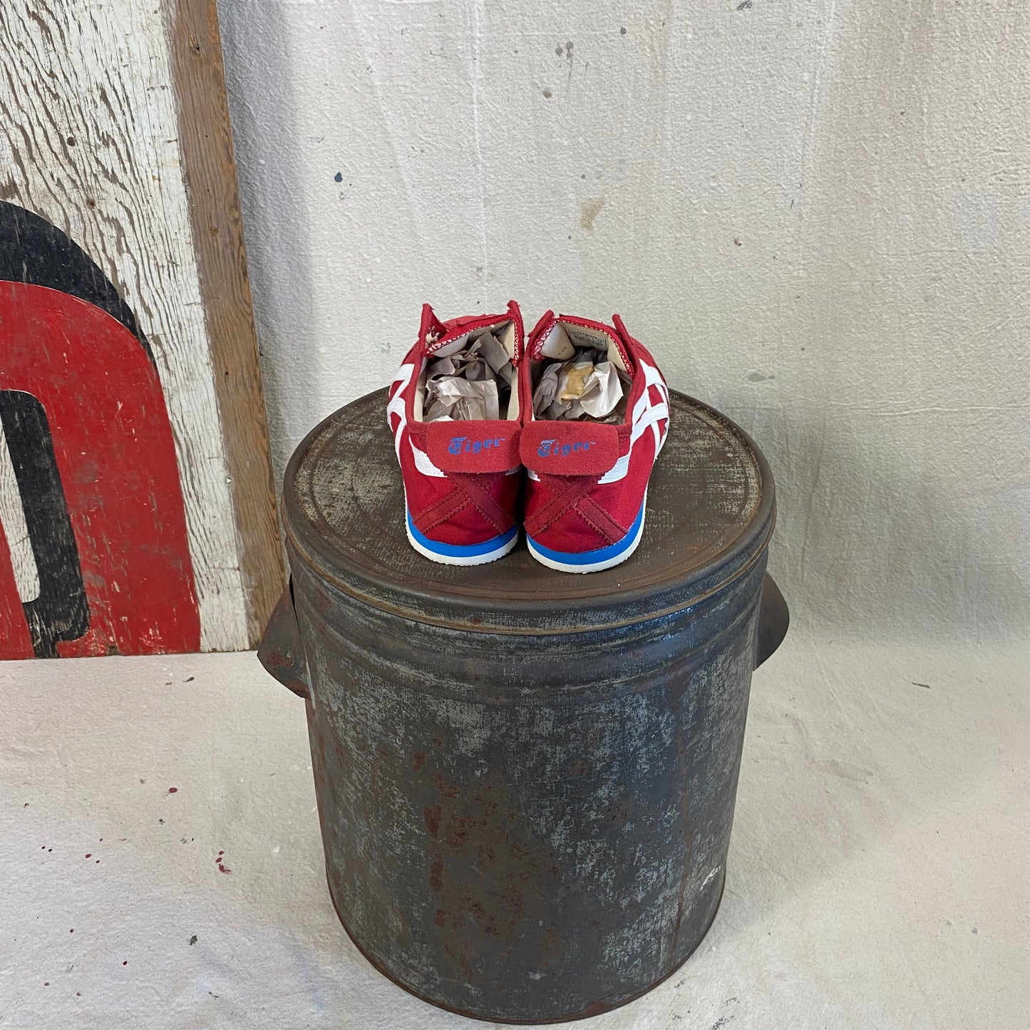 Red Onitsuka Tiger Sneakers
