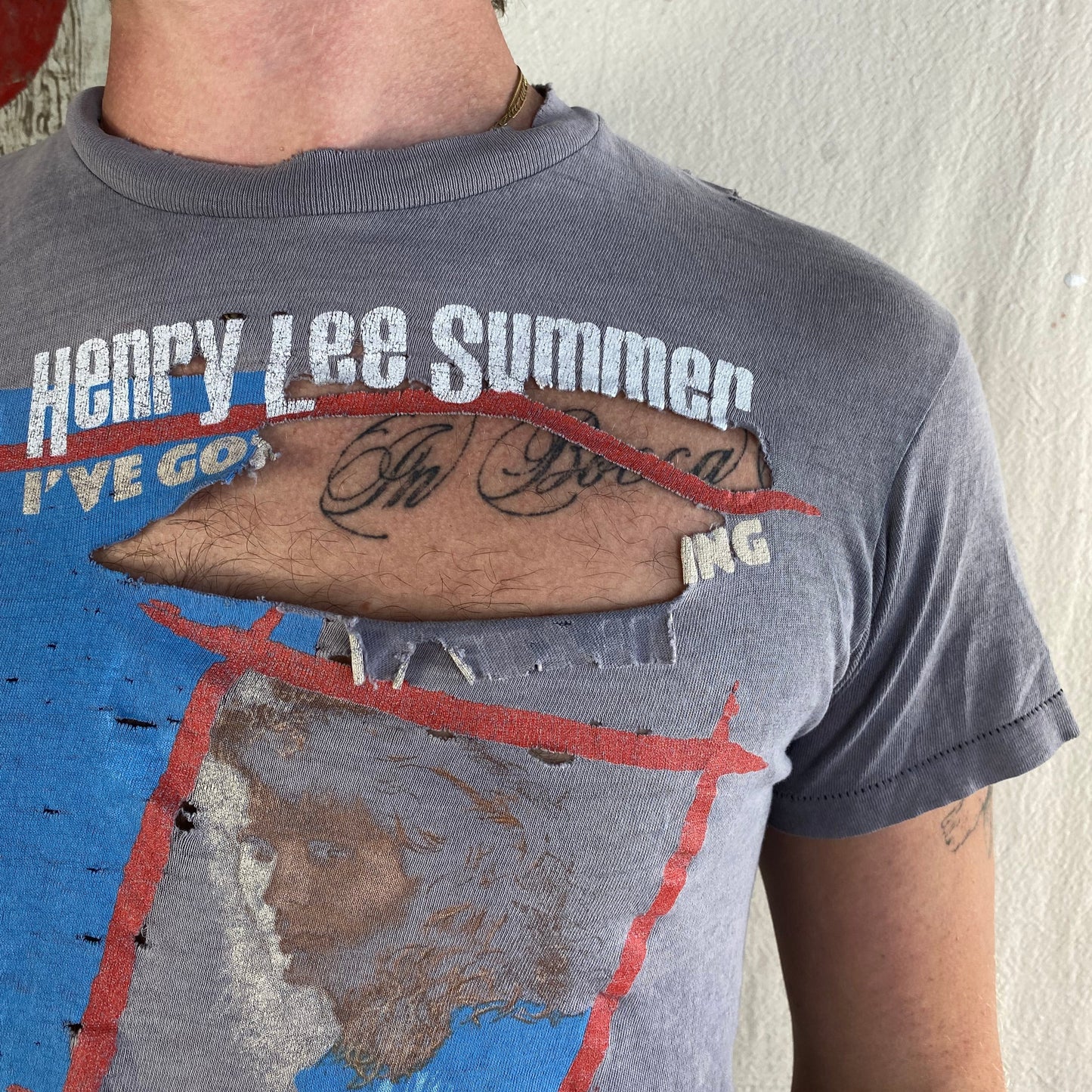 80's Henry Lee Summer Thrashed Tour Tee