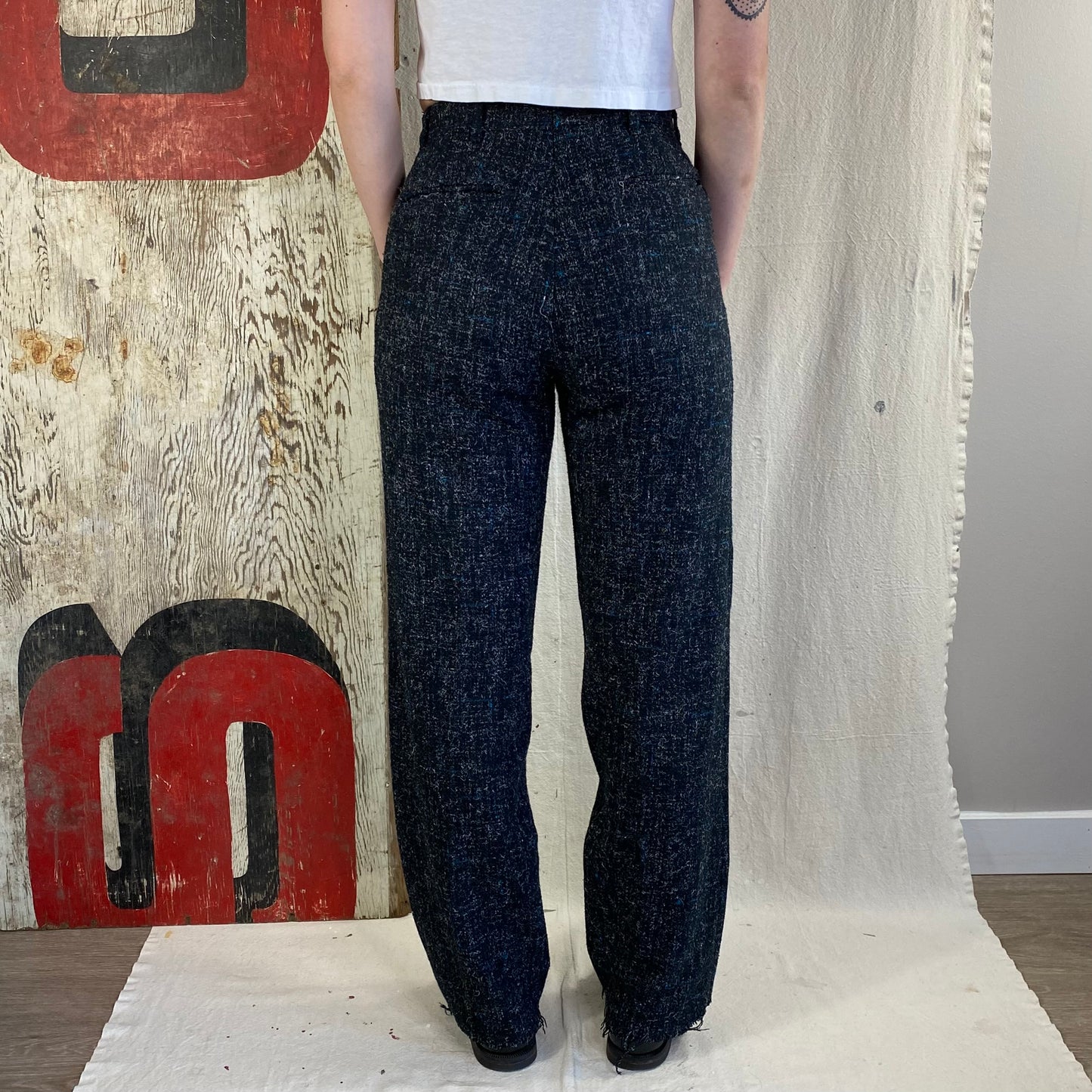 Wool 80's Trousers