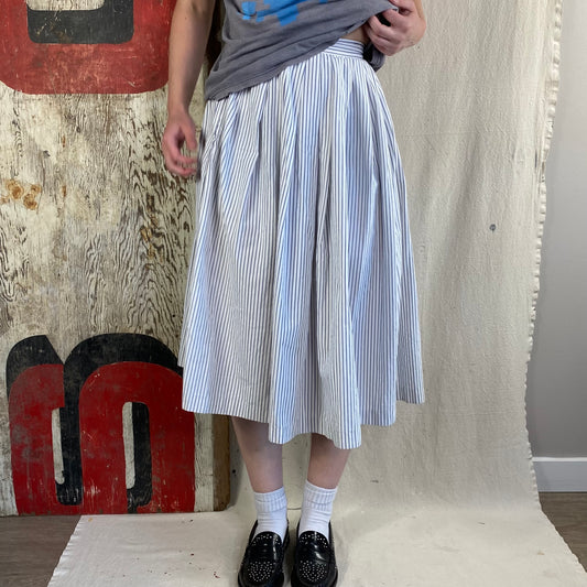 60's Pinstripe Skirt