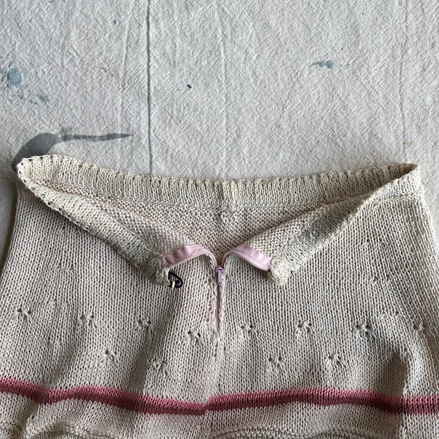 50's Knit Striped Skirt