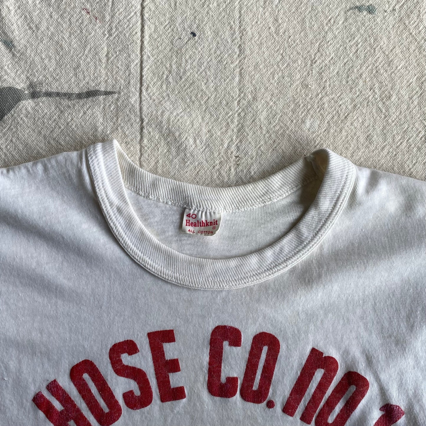 60's Healthknit Firetruck Tee