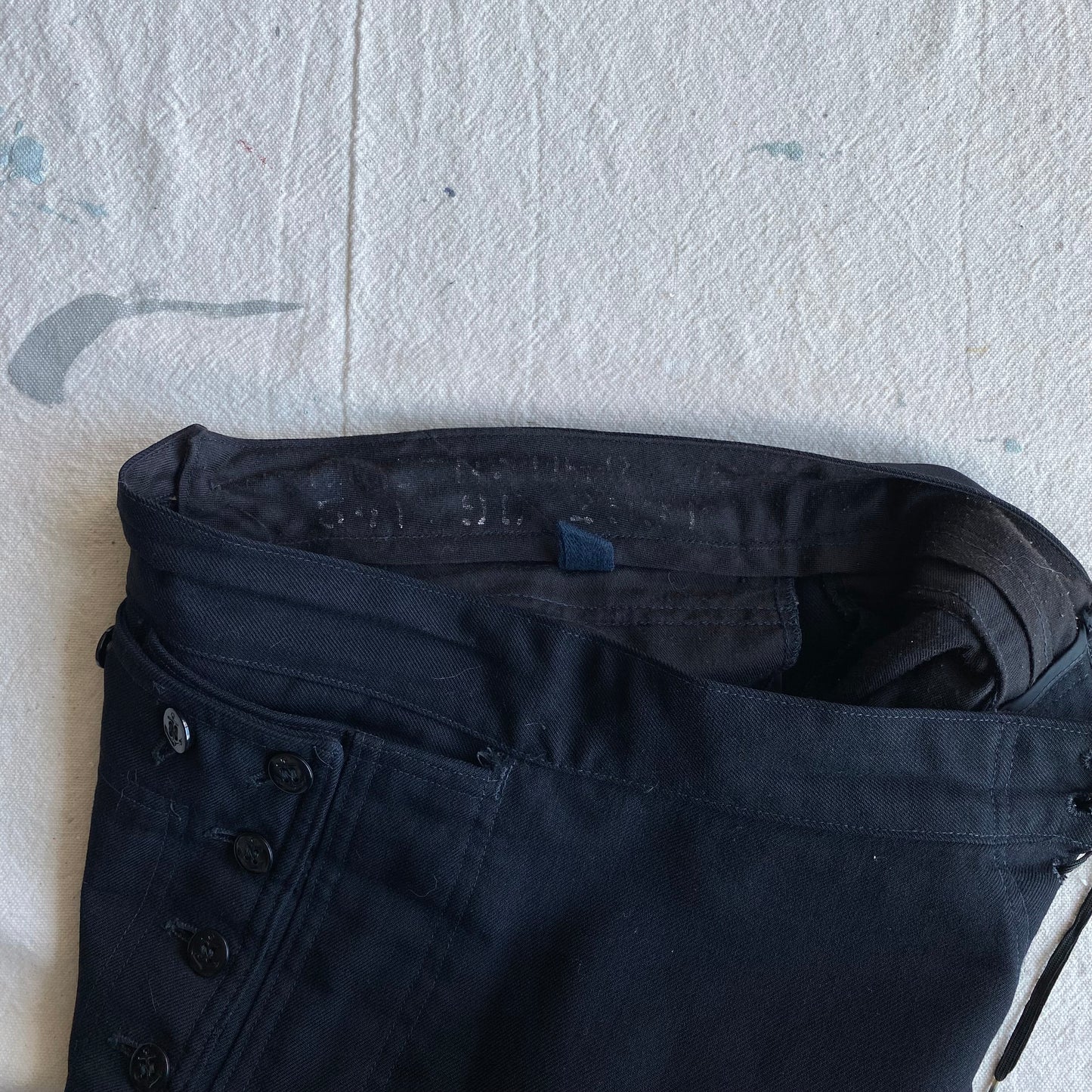 USN Stencil Wool Flares