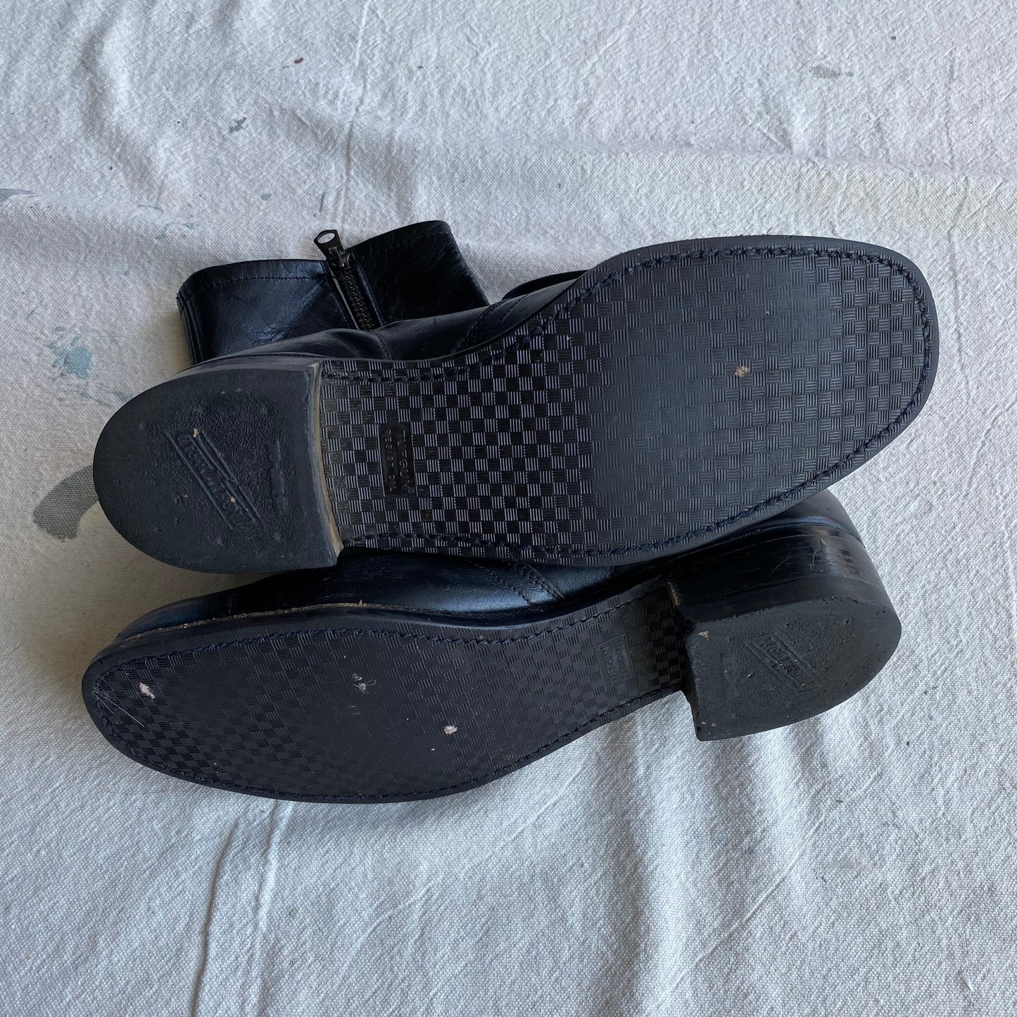 Steel Toe Leather Harness Boots