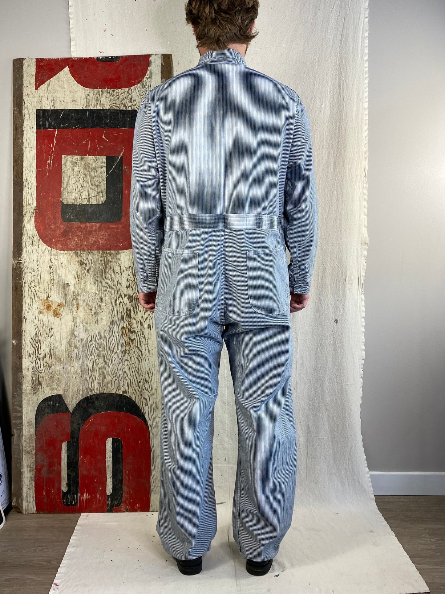 60's Hickory Stripe Coveralls