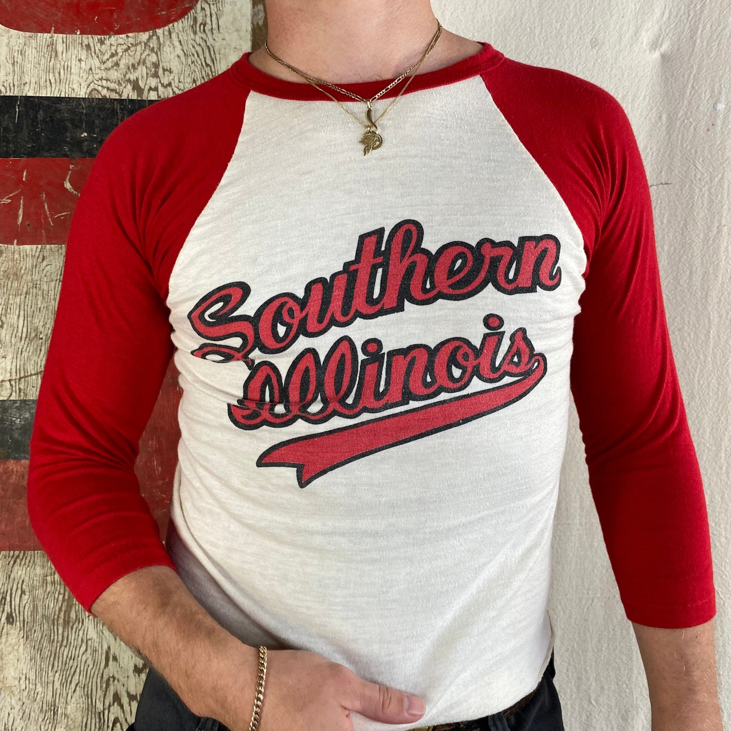 70's Southern Illinois Raglan