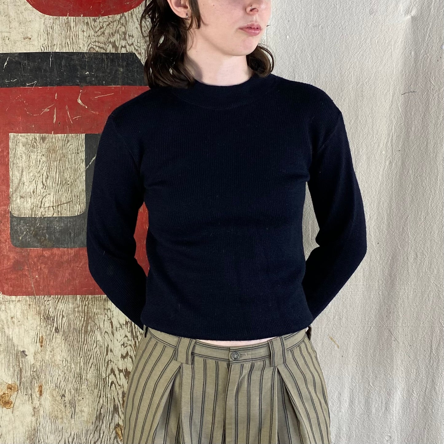 50's Wool USN Deck Sweater