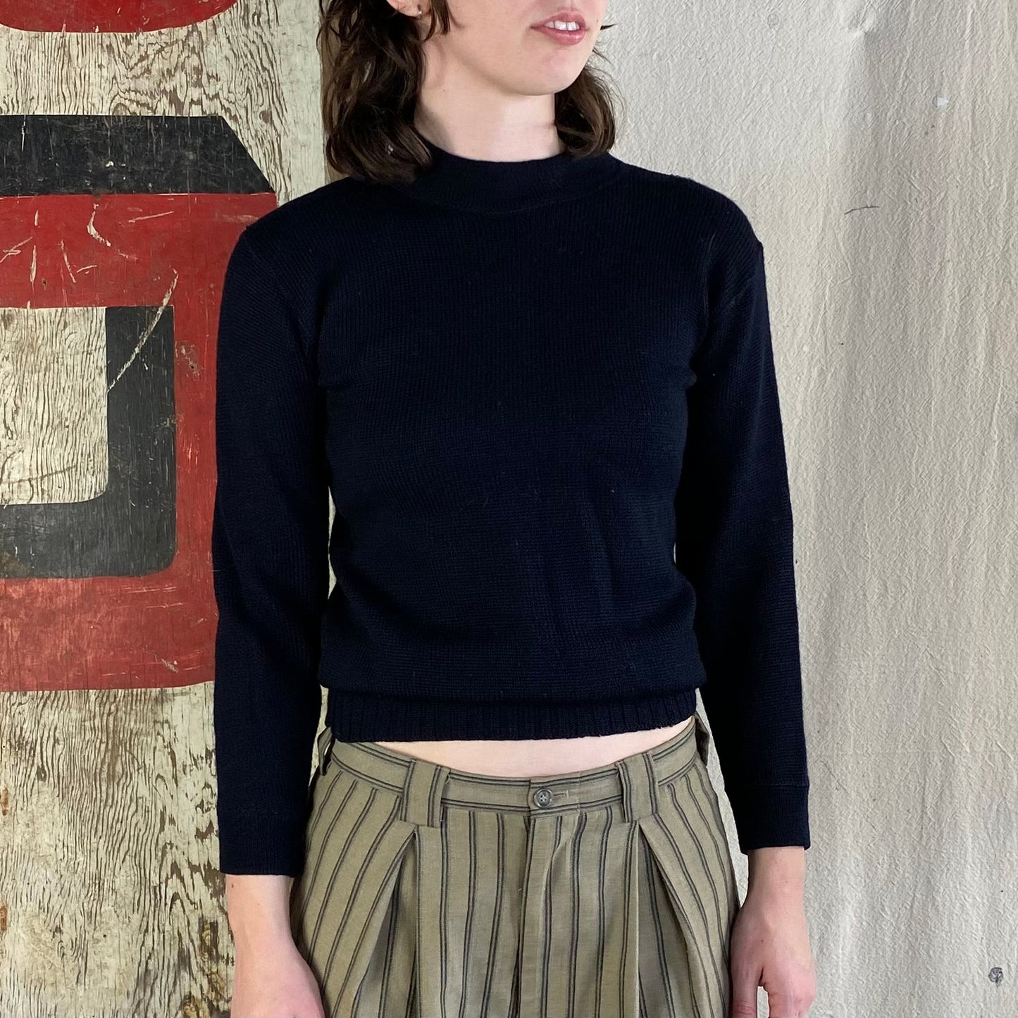 50's Wool USN Deck Sweater