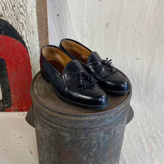 Leather Tassel Loafers