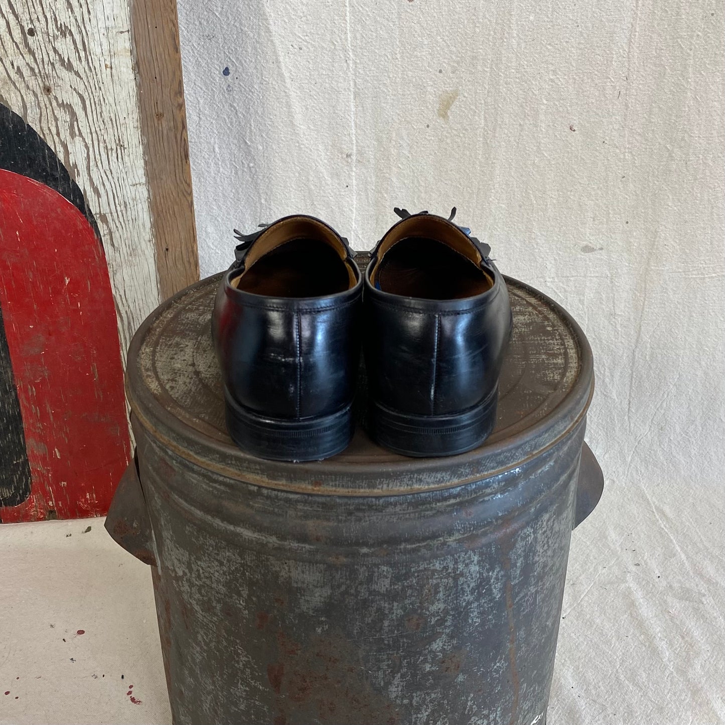 Leather Tassel Loafers