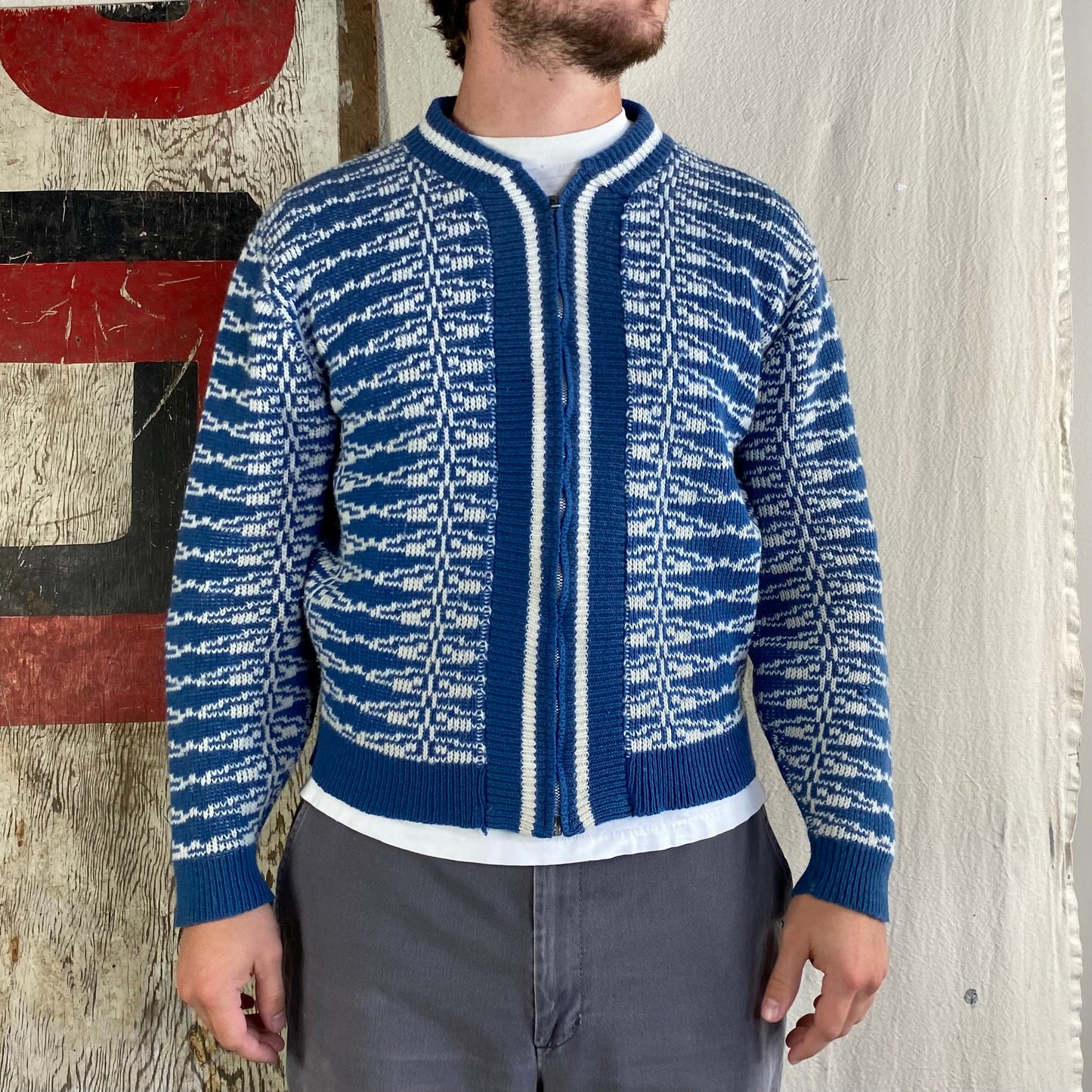 60's Brent Zip Up Knit