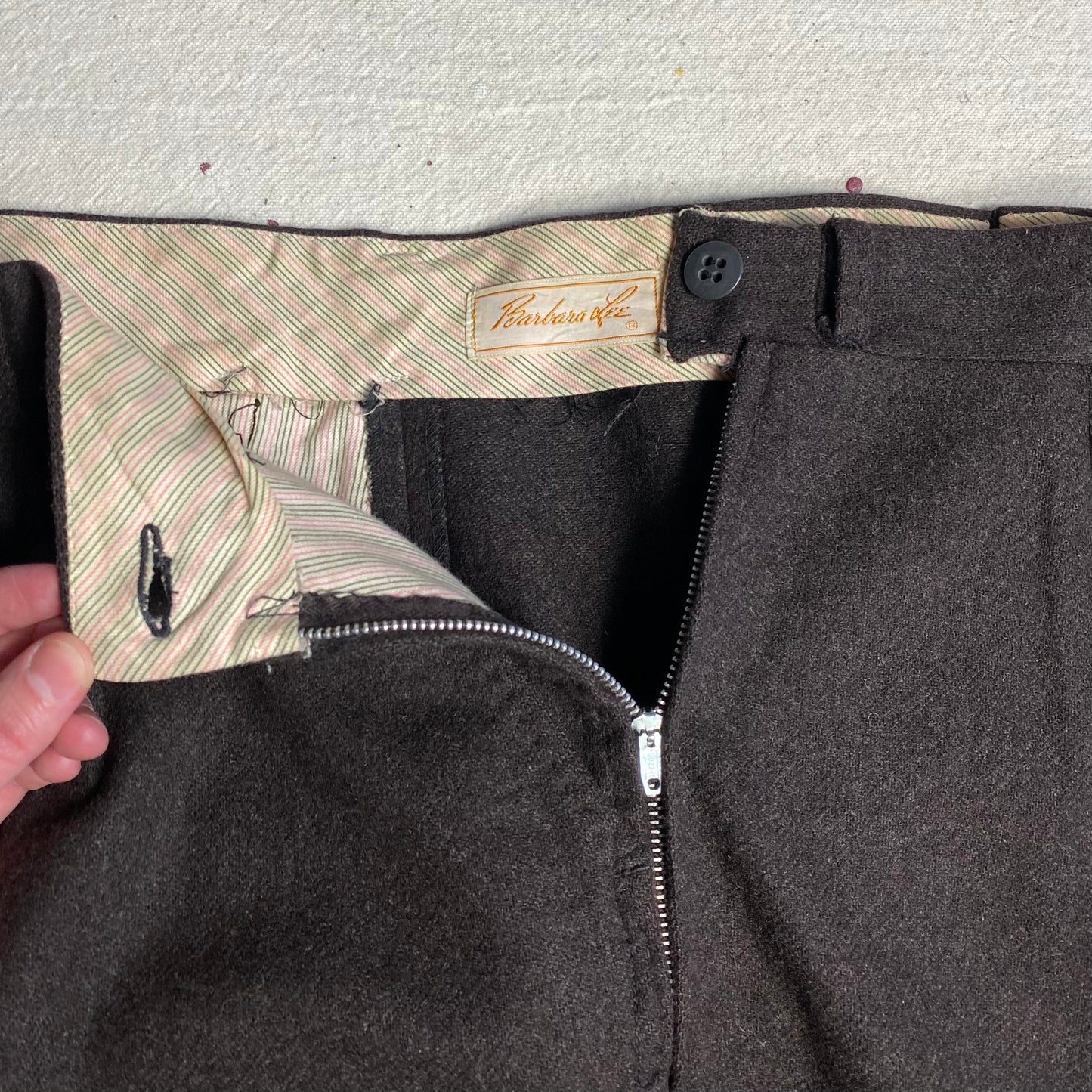 50's Side Zip Trousers