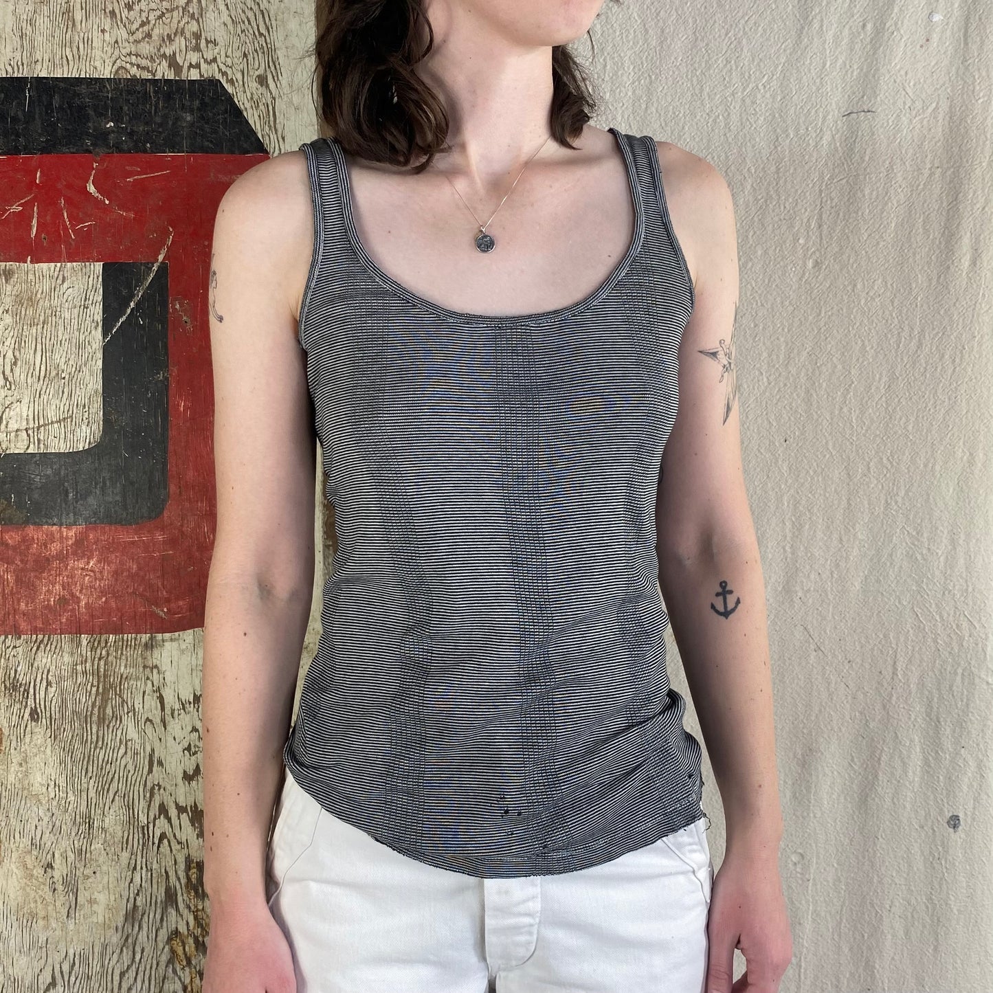 90's Striped Tank