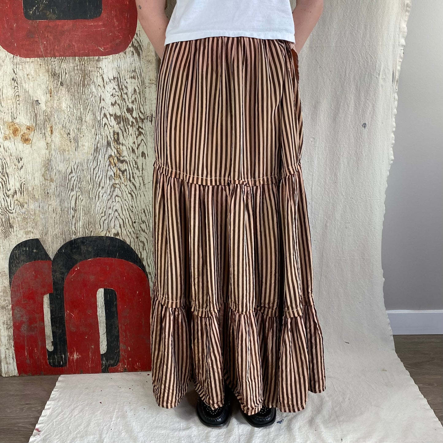 Hand Made Striped Skirt