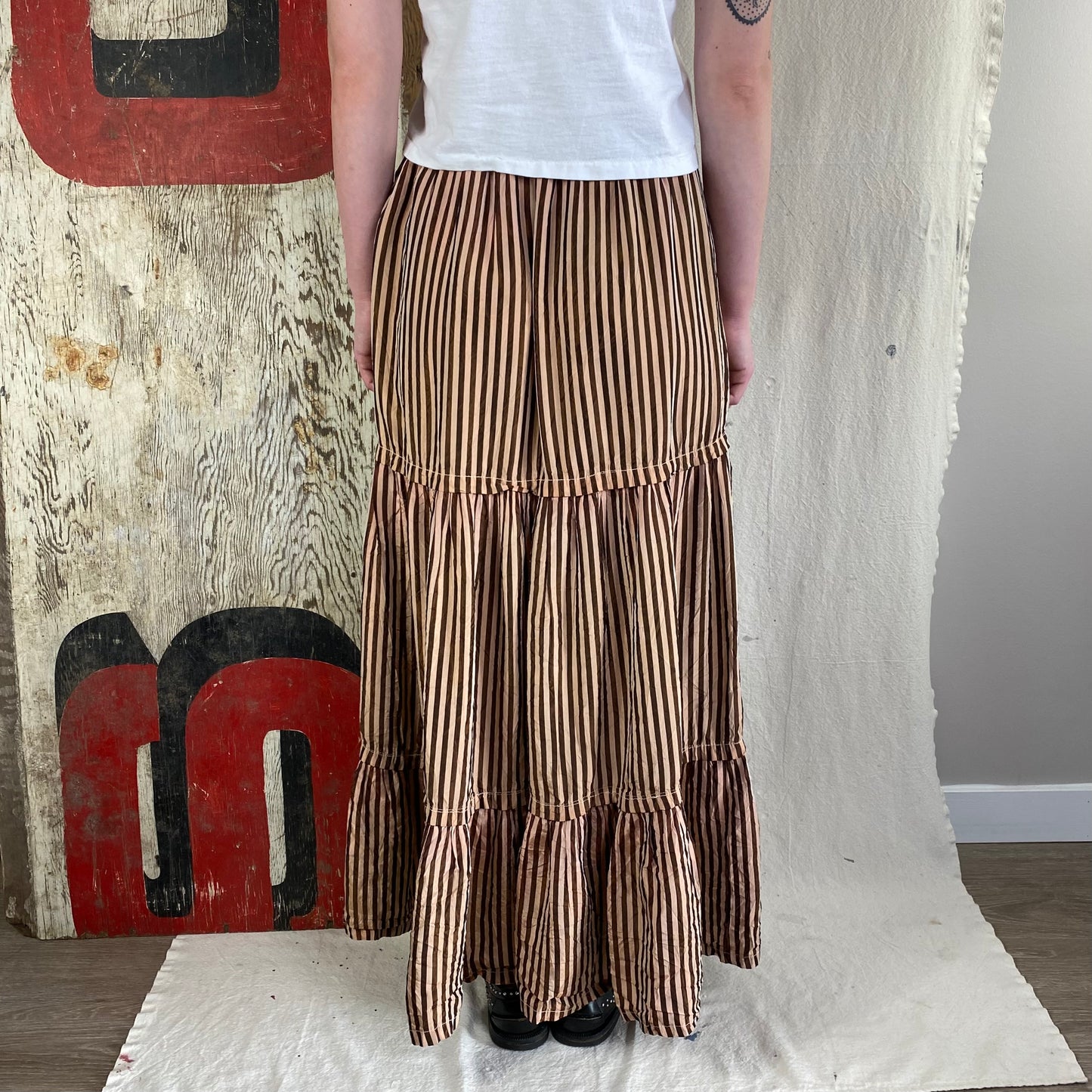 Hand Made Striped Skirt