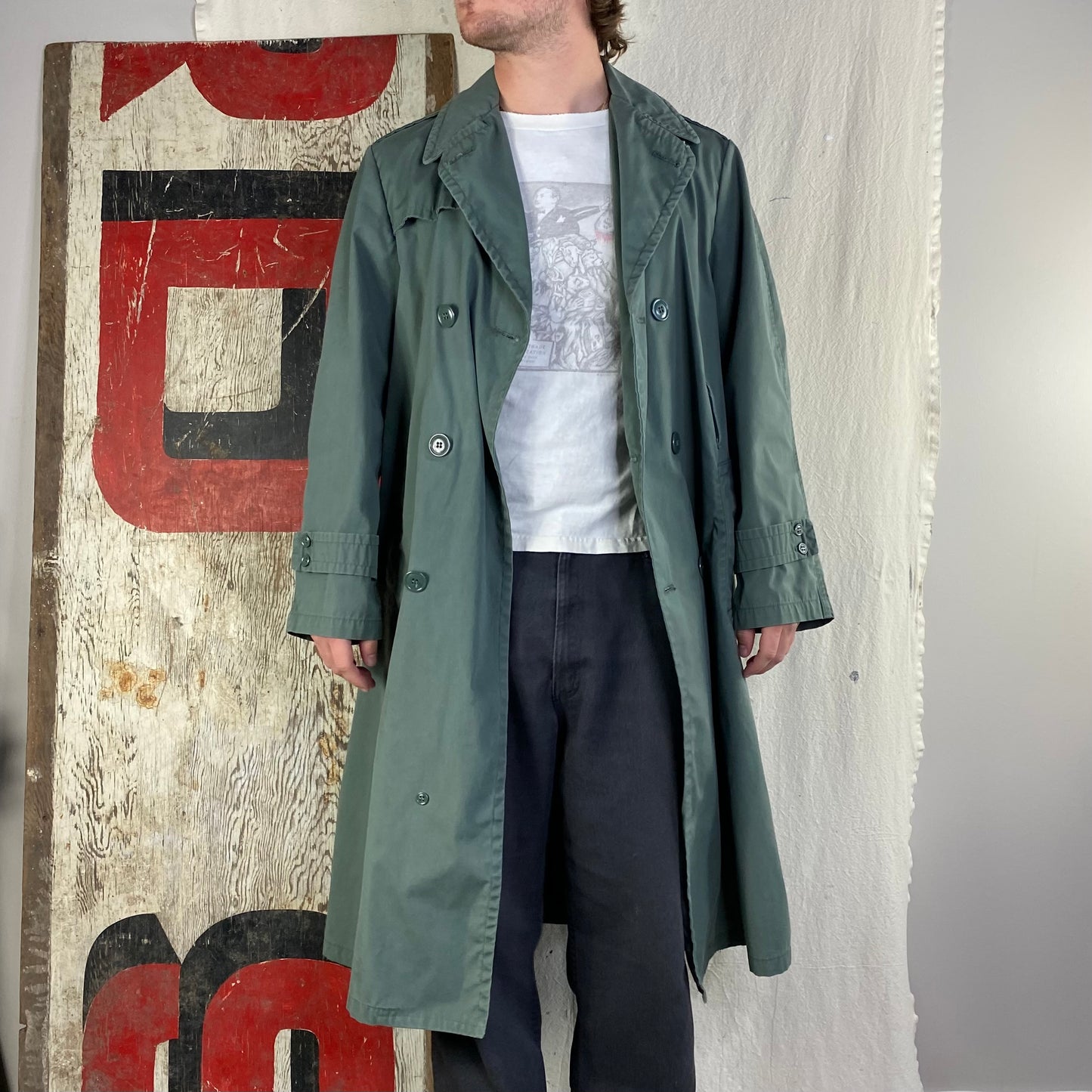 70's Military Raincoat