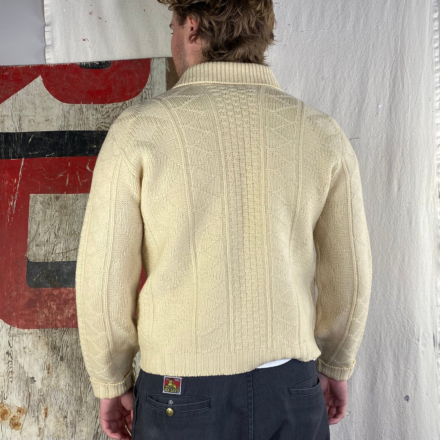 50's Pilgrim Ivory Knit