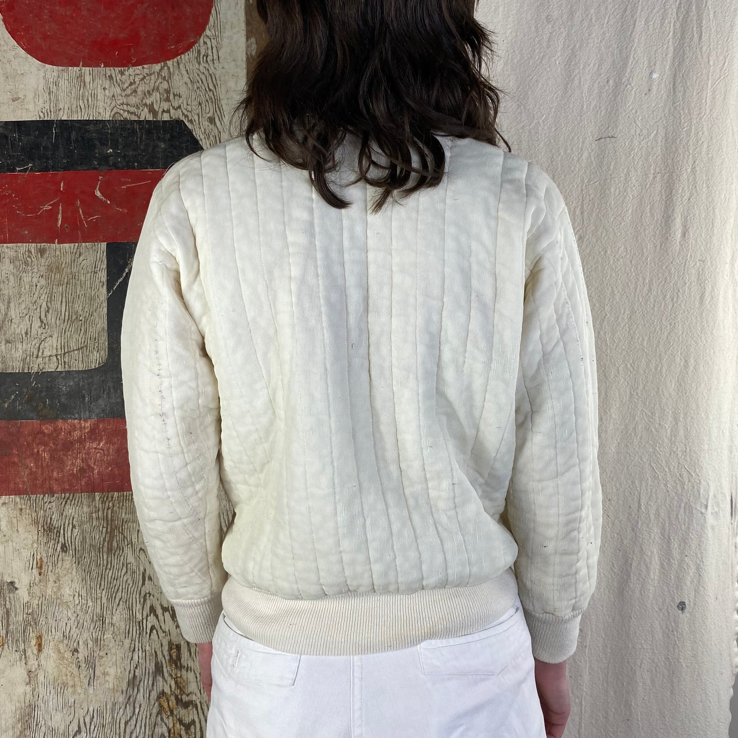 70's Quilted Crewneck