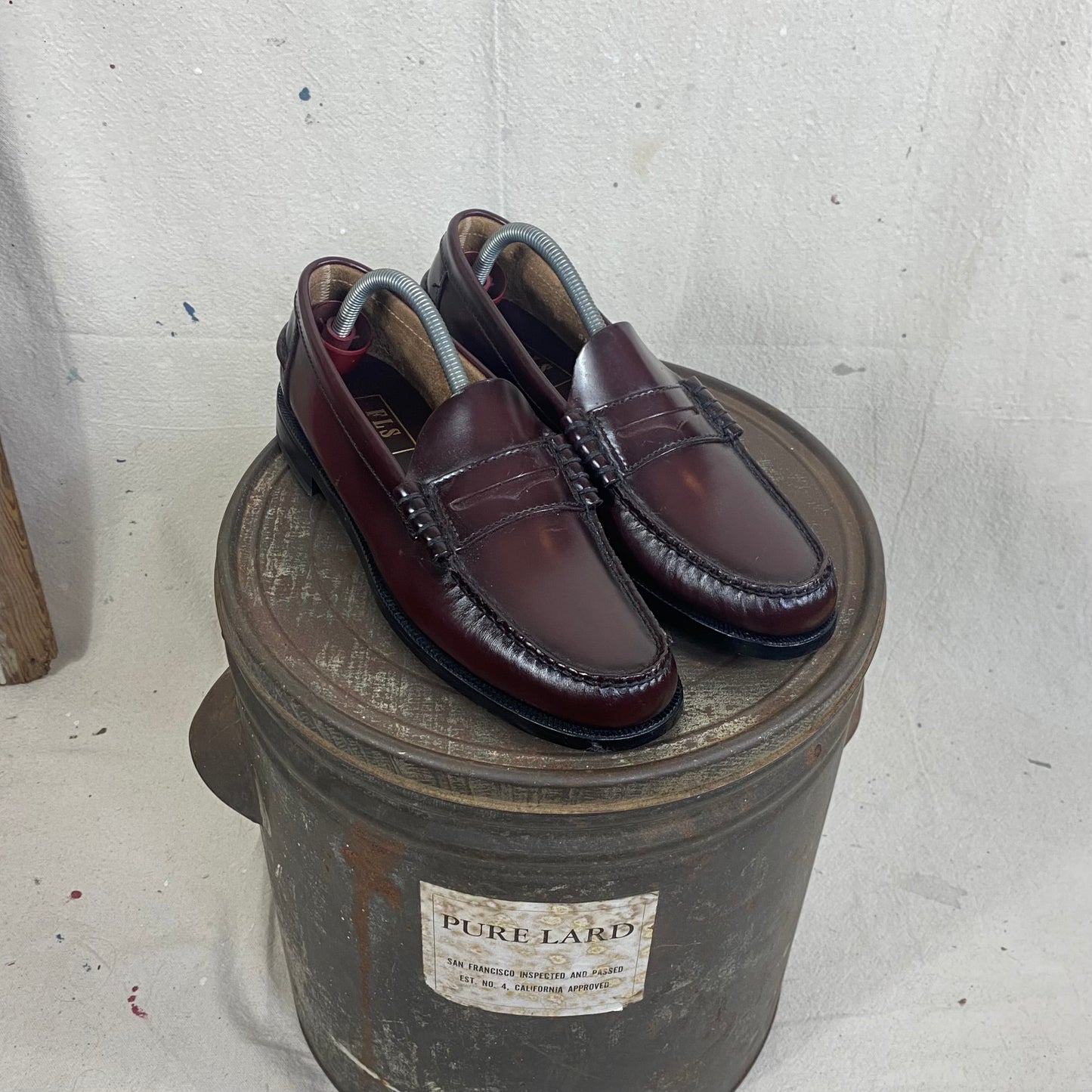 Burgundy Pennney Loafers