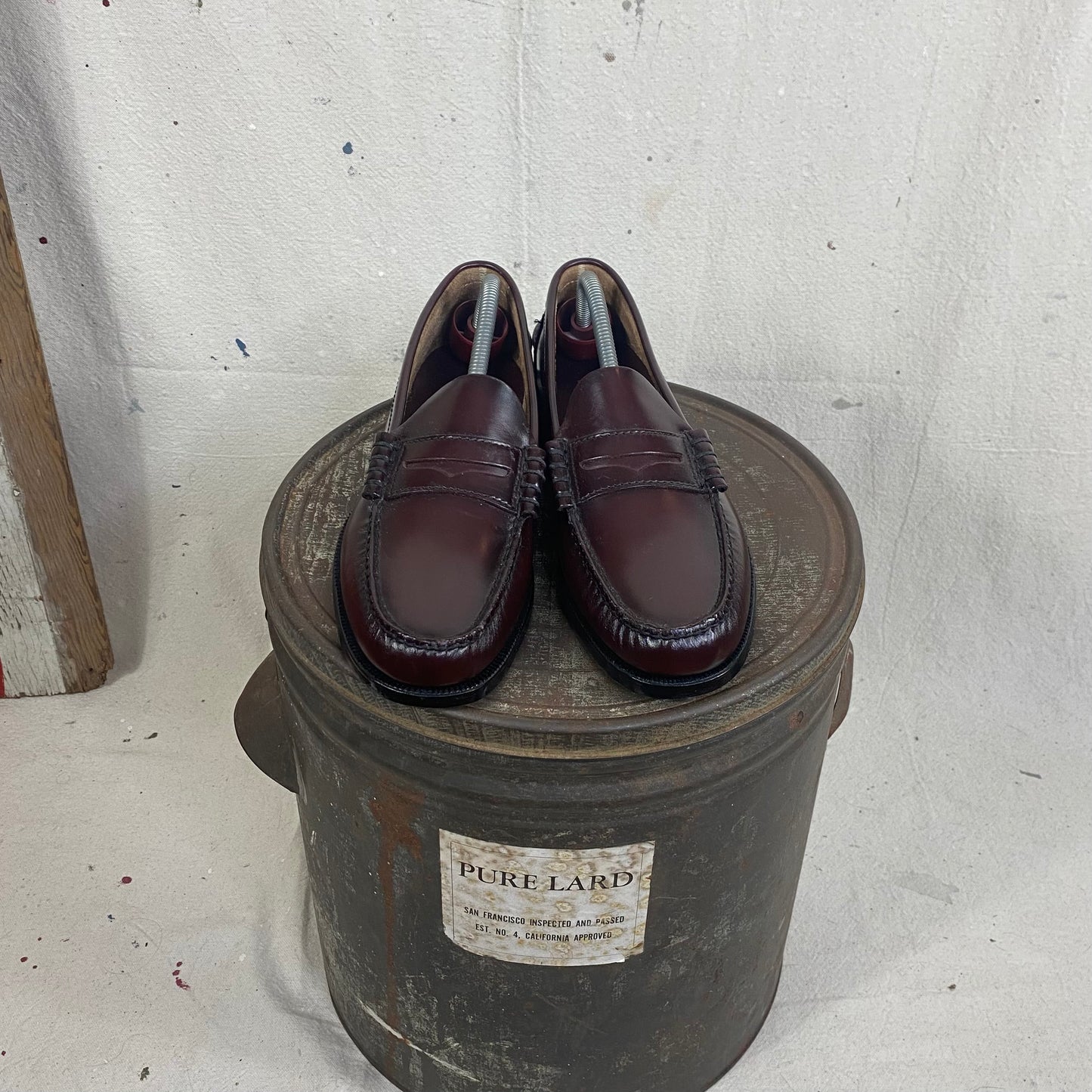 Burgundy Pennney Loafers