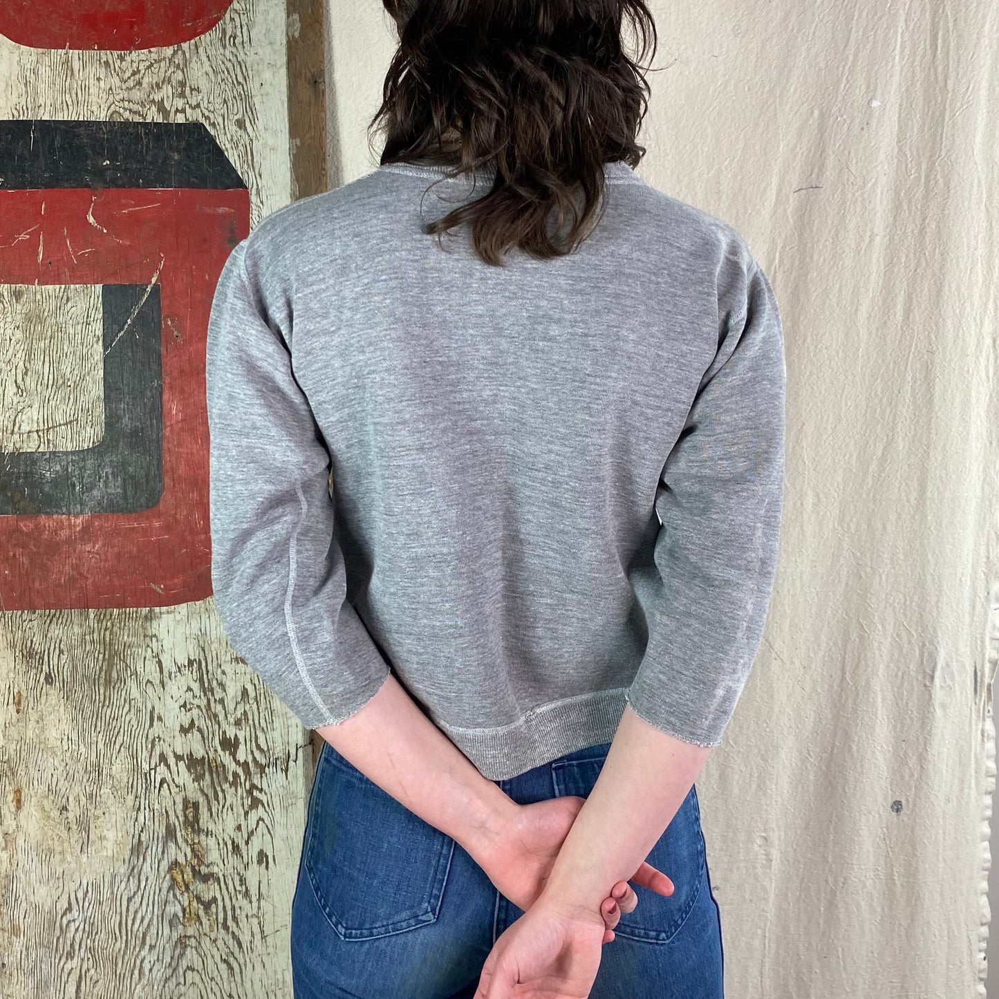 50's Single V Track Crewneck