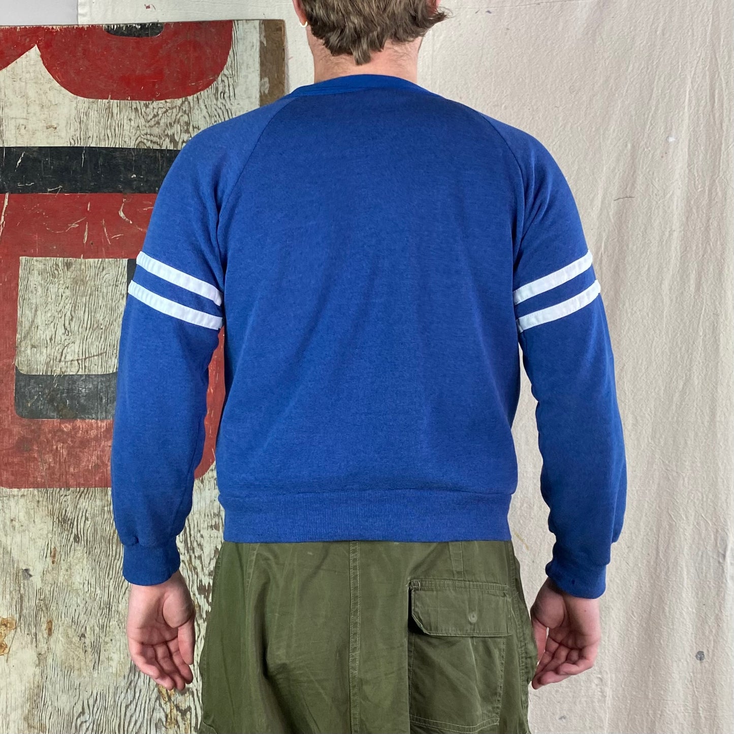 80's Collegiate Cardigan Sweat