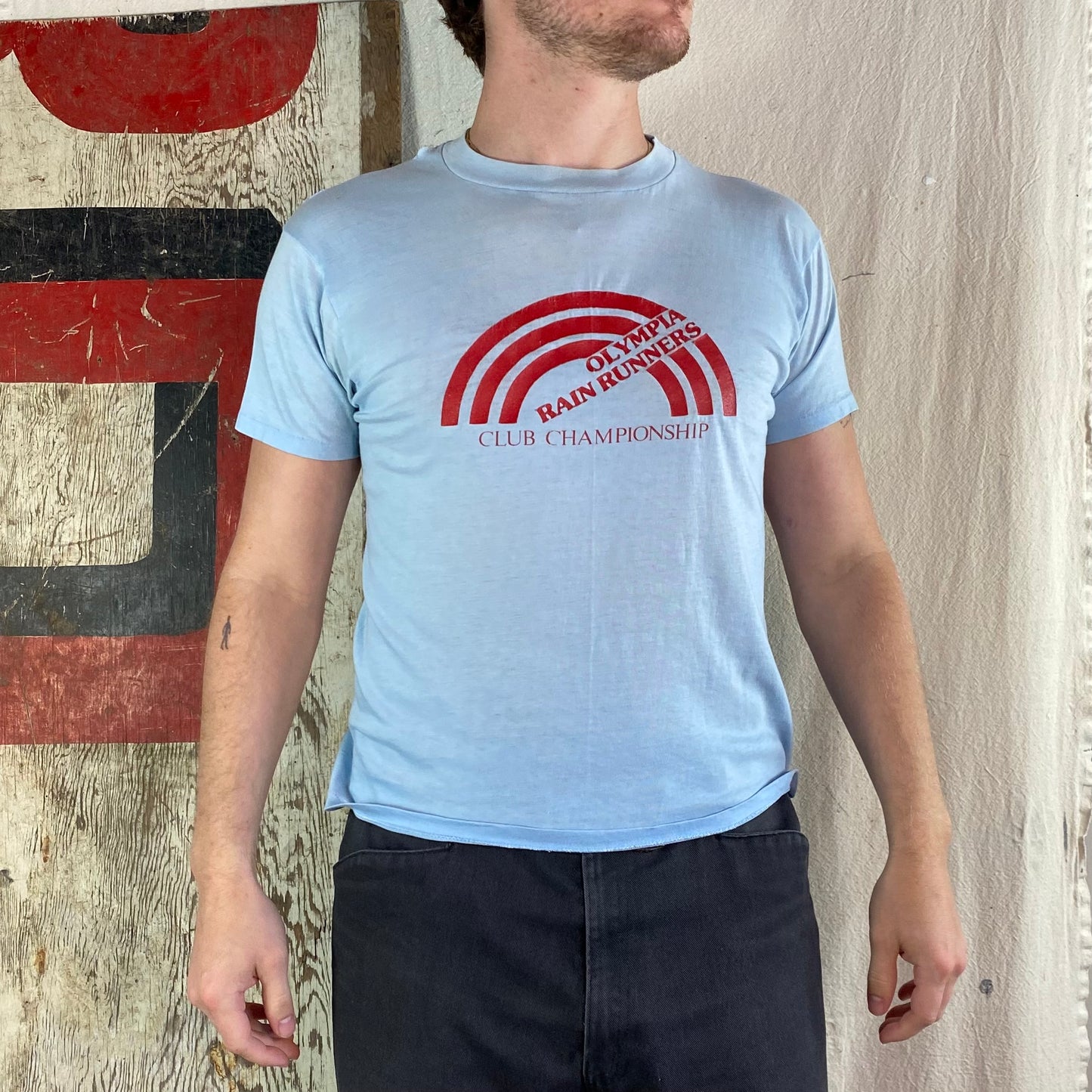 80's Olympia Rain Runners Tee