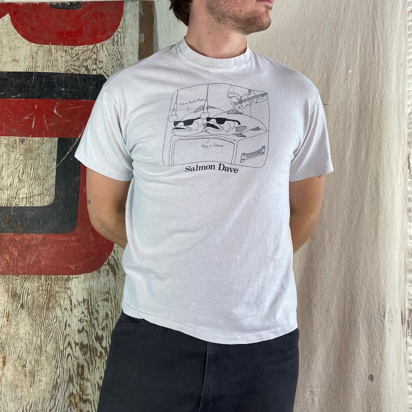 80's Salmon Dave Tee