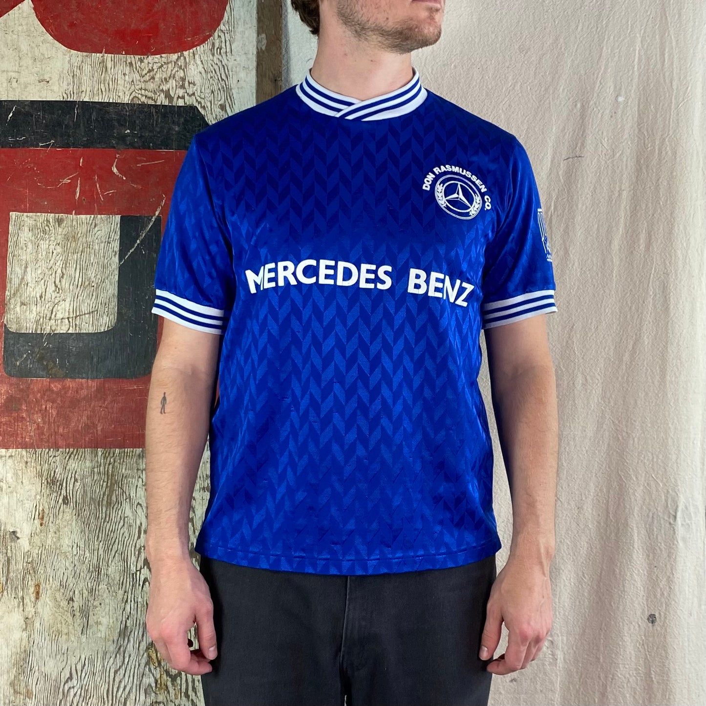 90's Mercedes Benz Soccer Jersey