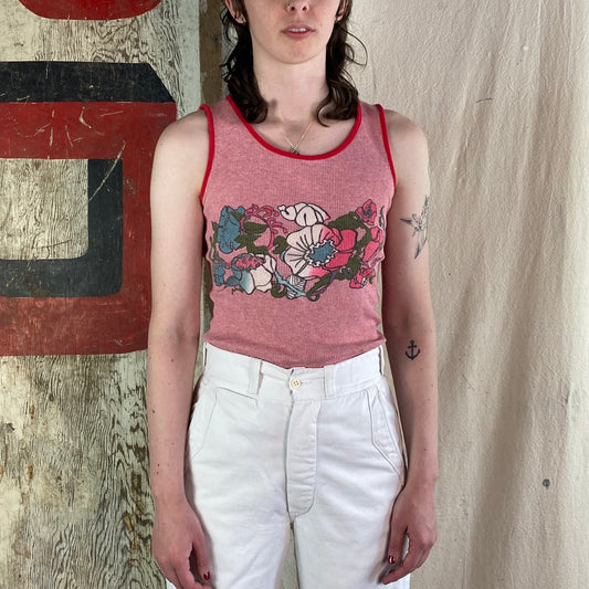 70's Floral Tank