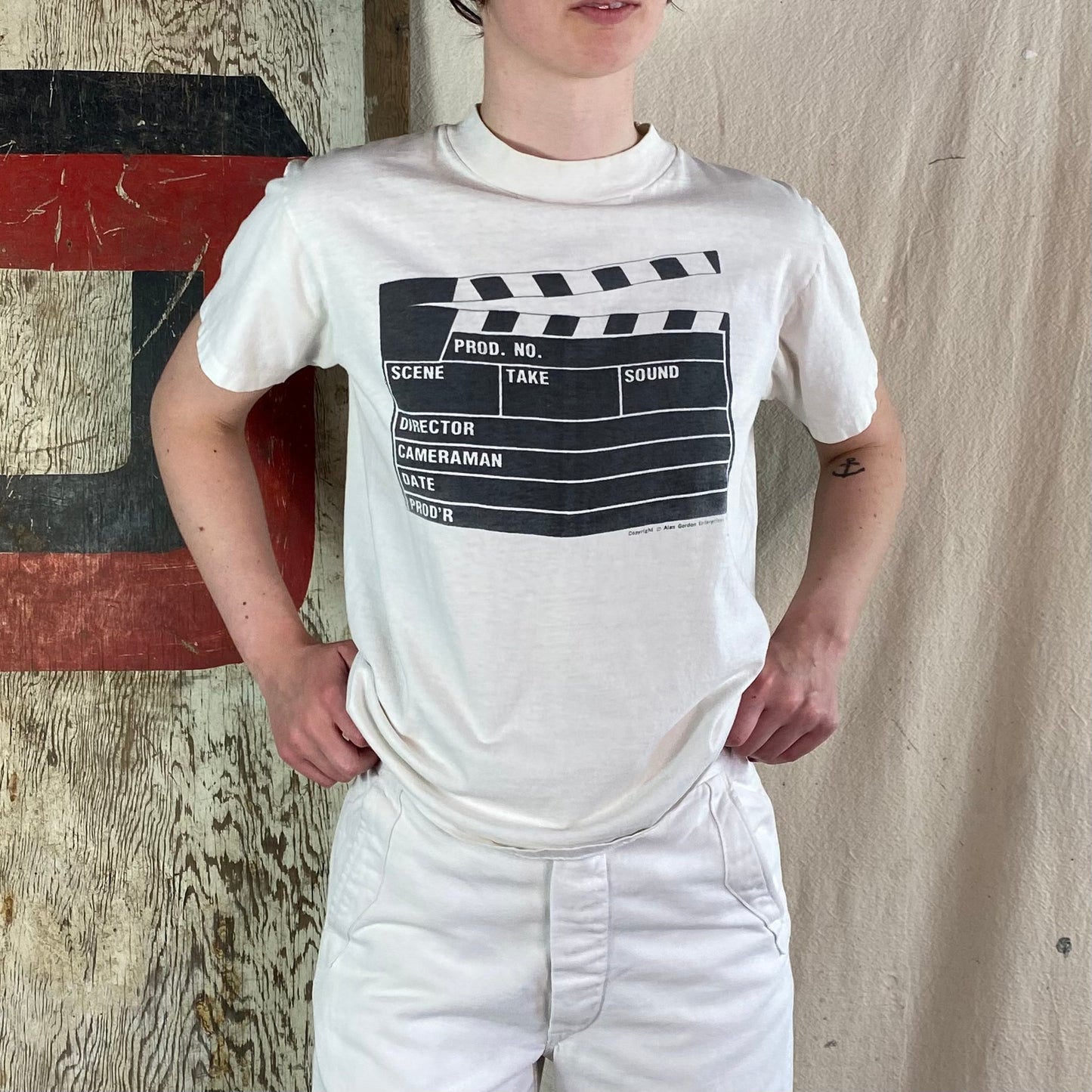 80's Movie Clapperboard Tee