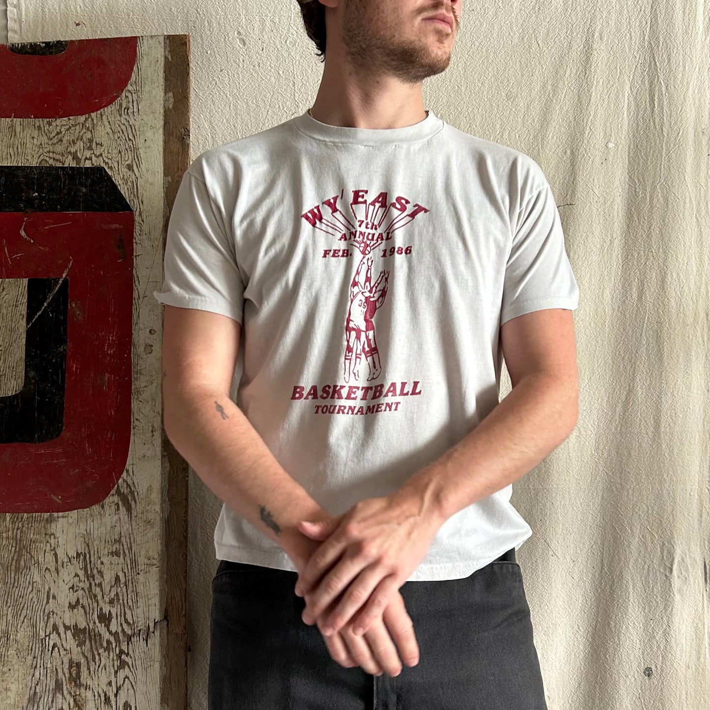 80's Basketball Tee