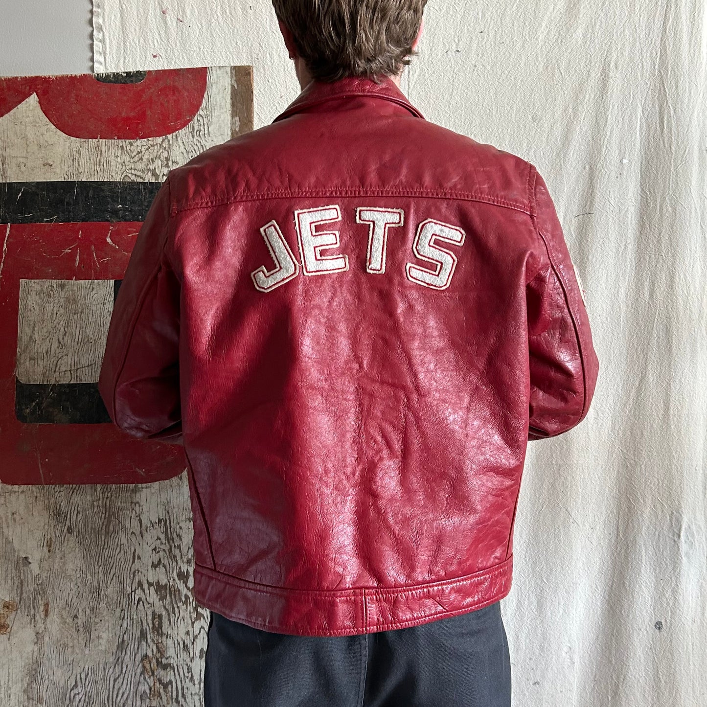 70's Jets Leather