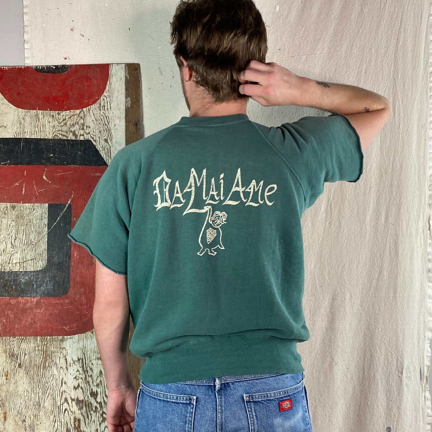 60s Emblem Chopped Sweat