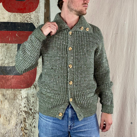 70's Green Knit