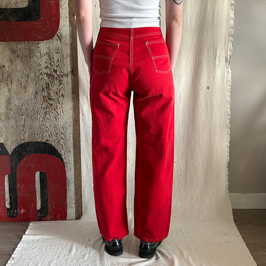 50's Red Side Zips