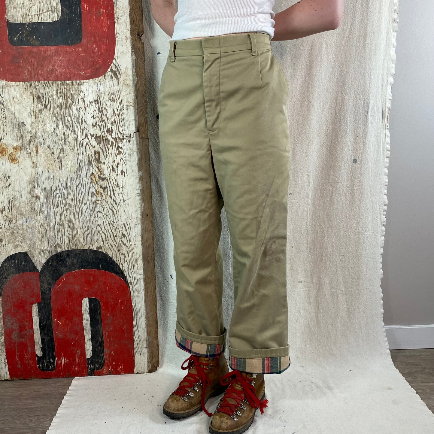 70's Woolrich Flannel Lined Pants